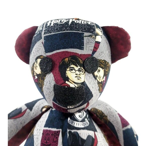 Harry Potter 16" Hand Sewn Quilted Collectible Fabric Stuffed Bear Beckies Bears - Picture 6 of 12